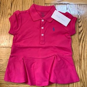 Ralph Lauren 24 month pink polo dress